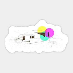 Architecture and Colors Sticker